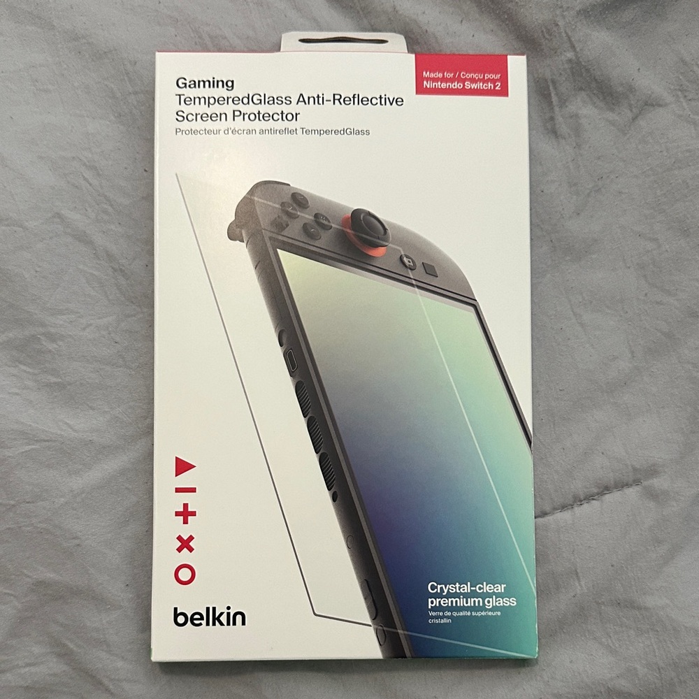 SEALED Belkin Gaming Tempered Glass Screen Protector for Nintendo Switch 2